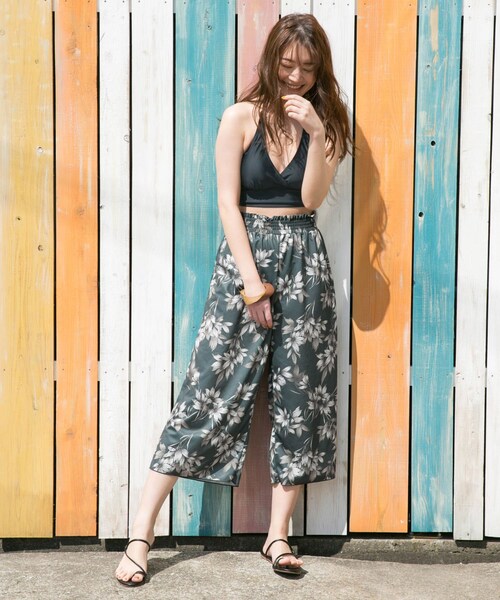 RODE SKO（ロデスコ）の「ロングパンツセット∴（水着・レディース・MOSS GREEN/BLACK・FREE）」の16枚目の写真