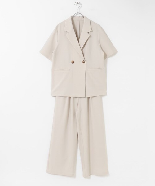 URBAN RESEARCH Sonny Label（アーバンリサーチサニーレーベル）の「ハイスペジャケットパンツセットアップ（セットアップ・レディース・オフ/チャコール・Free）」の11枚目の写真