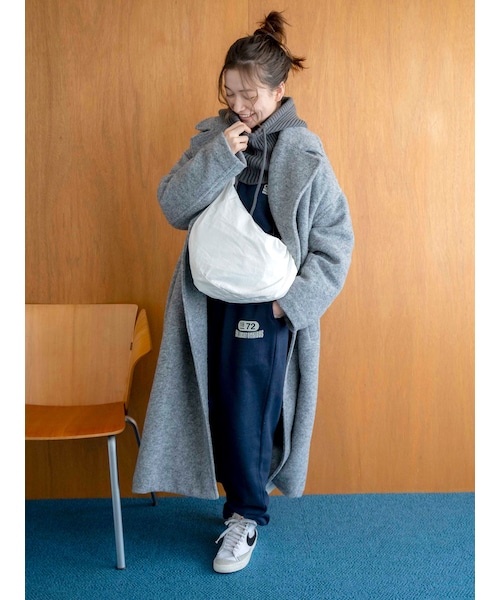 Ungrid（アングリッド）の「スライバーチェスターロングコート（チェスターコート・レディース・オレンジ/ブルー/グレー・M/S）」の15枚目の写真