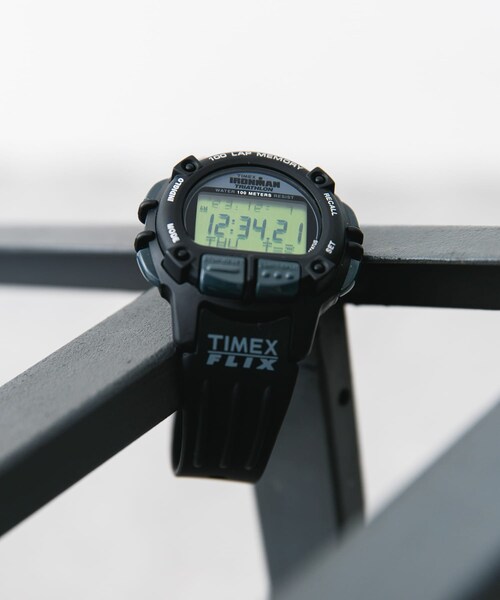 URBAN RESEARCH DOORS（アーバンリサーチドアーズ）の「TIMEX　Exclusive IRONMANFlix100（アナログ腕時計・メンズ・Black・one）」の8枚目の写真