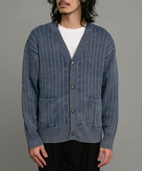 URBAN RESEARCH Sonny Label（アーバンリサーチサニーレーベル）の「コンチョボタンニットカーディガン（カーディガン/ボレロ・メンズ・スミクロ/ブルー/ピンク・M/L）」の19枚目の写真