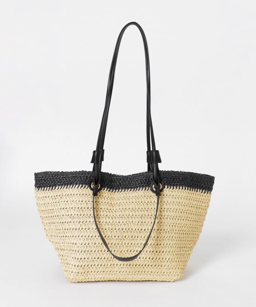 THE GOODLAND MARKET（ザグッドランドマーケット）の「SHIRALEAH　SYRACUSE TOTE（トートバッグ・レディース・PINK/BLACK/GREEN・one）」の5枚目の写真