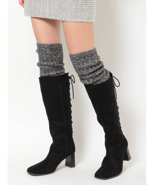 MERCURYDUO（マーキュリーデュオ）の「ヘアリーリブニットレッグウォーマー（ソックス/靴下・レディース・グレー/ライトグレー/ベージュ/オフホワイト/チャコールグレー・F）」の20枚目の写真