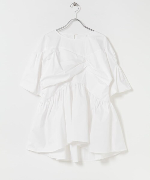 URBAN RESEARCH ROSSO（アーバンリサーチロッソ）の「『別注』ELENDEEK×ROSSO　GATHER BLOUSE（シャツ/ブラウス・レディース・O.WHT/BLK/BLU・Free）」の12枚目の写真