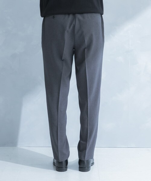 URBAN RESEARCH DOORS(アーバンリサーチドアーズ)の「LIFE STYLE TAILOR リネンライクコンフォータブルパンツ(スラックス・メンズ・BLUE NAVY/GRAY/OLV BROWN・S/M/L/XL)」の5枚目の写真