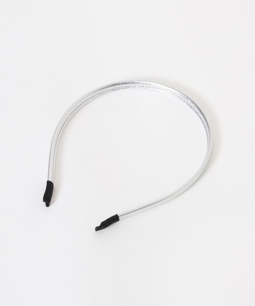 SMELLY（スメリー）の「スリムフェイクレザーカチューシャ（カチューシャ・レディース・BLK/SLV・-）」の13枚目の写真