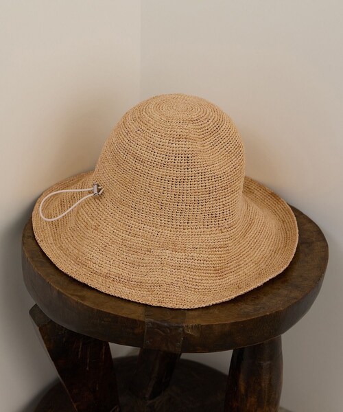ADAM ET ROPE'（アダムエロペ）の「【J'aDoRe・店舗限定】【La Maison de Lyllis（メゾンドリリス）】ROOL（ハット・レディース・キナリ/ダークブラウン系・F）」の17枚目の写真