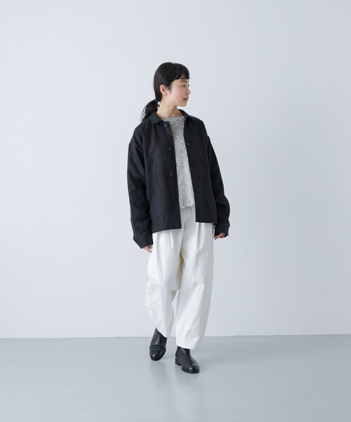 かぐれ（カグレ）の「コットンクロップドパンツ（その他パンツ・レディース・OFF/BEIGE/BLACK・Free）」の10枚目の写真