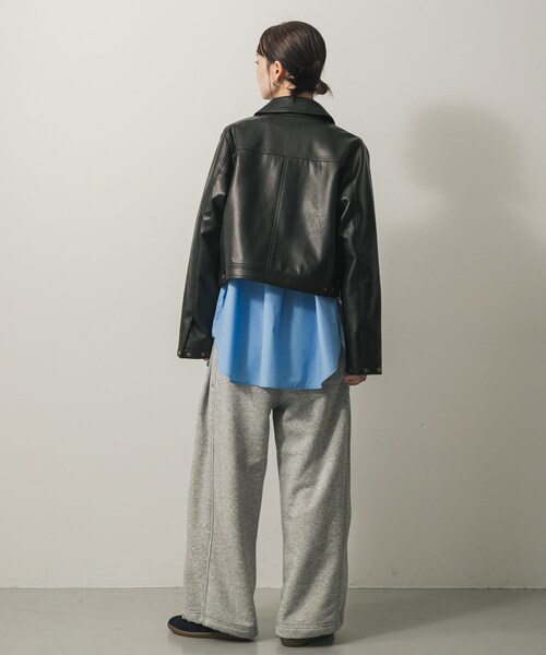 SENSE OF PLACE by URBAN RESEARCH(センスオブプレイスバイアーバンリサーチ)の「FLショートジャケット(テーラードジャケット・レディース・CAMEL/BLACK/BROWN・One)」の9枚目の写真
