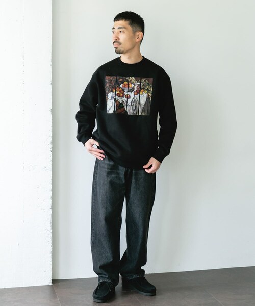 URBAN RESEARCH DOORS(アーバンリサーチドアーズ)の「セザンヌ アートプリント裏起毛スウェット(スウェット・メンズ・GRAY/BLACK・M/L)」の22枚目の写真