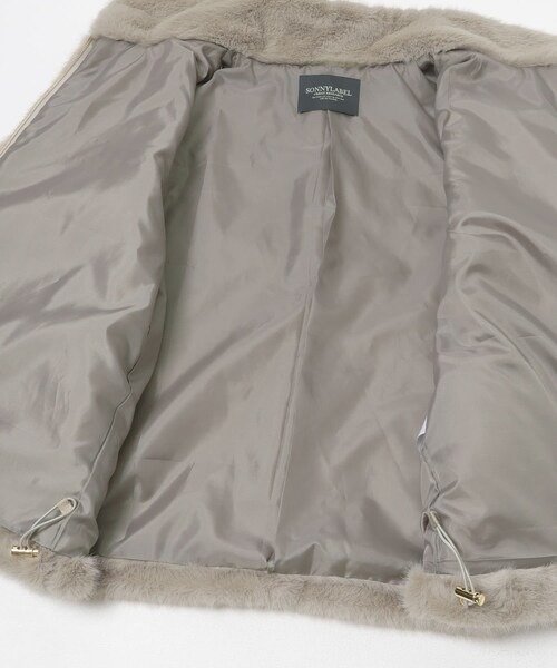 URBAN RESEARCH Sonny Label（アーバンリサーチサニーレーベル）の「フェイクファースタンドブルゾン（ブルゾン・レディース・アッシュグレー/ブラウン・Free）」の14枚目の写真