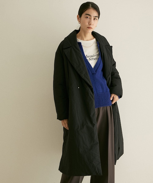 ADAM ET ROPE'（アダムエロペ）の「【撥水加工・軽量】中綿チェスター