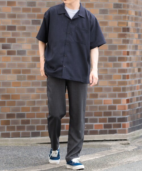 ITEMS URBANRESEARCH(アイテムズ アーバンリサーチ)の「『吸水速乾/イージーケア/UVカット』『セットアップ対応』高機能ツイル ウエストイージー スラックス(その他パンツ・メンズ・CHA/BLUGRY/NVY/BLK・M/L)」の16枚目の写真