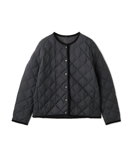 ROPE'（ロペ）の「【TAION×LIMONTA×ROPE'トリプルコラボ】クルーネックショートダウンジャケット（ダウンジャケット/コート・レディース・ベージュ/ネイビー・36/38）」の5枚目の写真