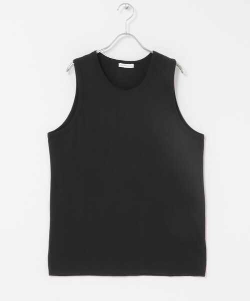 URBAN RESEARCH DOORS（アーバンリサーチドアーズ）の「吸水速乾 天竺タンクトップ（タンクトップ・メンズ・WHITE/BLACK・M/L）」の7枚目の写真