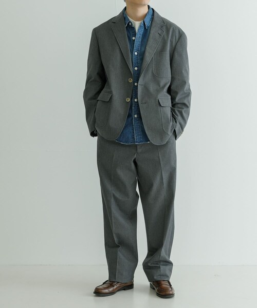 URBAN RESEARCH(アーバンリサーチ)の「FREEMANS SPORTING CLUB BLEECKER TROUSERS(その他パンツ・メンズ・61オリーブ/31グレー/51ネイビー/70カーキ・S/M/L)」の9枚目の写真