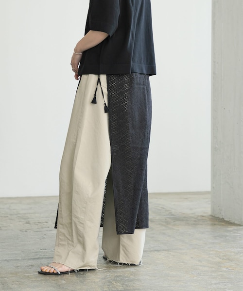 URBAN RESEARCH（アーバンリサーチ）の「インドコットンレースストール（スカート・レディース・BLACK/OFF・FREE）」の13枚目の写真