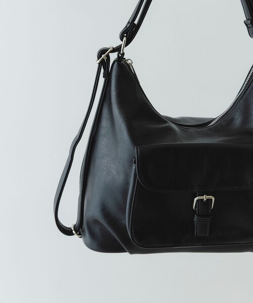RODE SKO（ロデスコ）の「2WAYショルダーリュック（バックパック/リュック・レディース・BLACK/BROWN・One）」の11枚目の写真