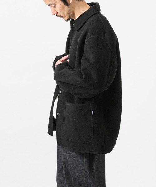 URBAN RESEARCH(アーバンリサーチ)の「『別注』FRAIZZOLI×URBAN RESEARCH REVER COVERALL JACKET(カバーオール・メンズ・BLACK/BROWN/廃盤・46/48/M/L)」の13枚目の写真