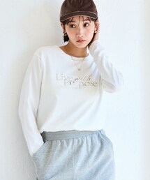 VIS | フォト＆ロゴアソートロングスリーブTシャツ(Tシャツ/カットソー)