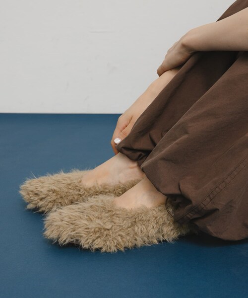 KBF（ケイビーエフ）の「ラウンドトゥファーシューズ（その他シューズ・レディース・BEIGE/BLACK・36/37/38）」の11枚目の写真