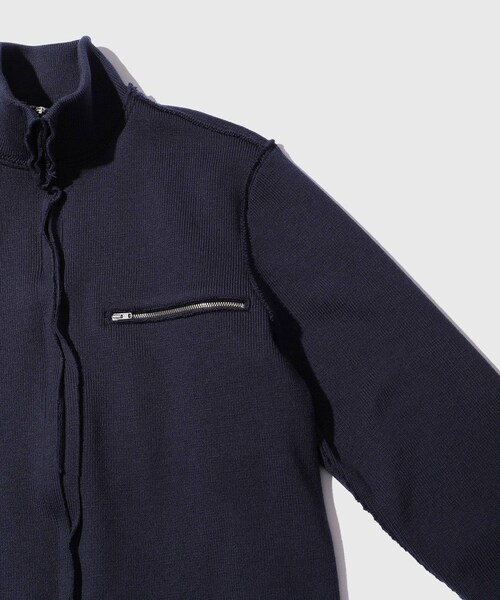 ADAM ET ROPE'(アダムエロペ)の「【CAMIEL FORTGENS/カミエル フォートヘンス】ZIP UP KNIT(ニット/セーター・メンズ・ネイビー・S/XS)」の6枚目の写真