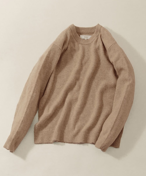 URBAN RESEARCH ROSSO（アーバンリサーチロッソ）の「『XLサイズあり』ウールシャギーニット（ニット/セーター・メンズ・KHAKI/IVORY/GREIGE/GRAY/NAVY/BLACK・S/M/L/XL）」の3枚目の写真