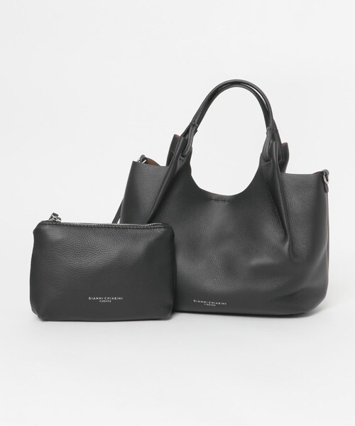 URBAN RESEARCH ROSSO（アーバンリサーチロッソ）の「GIANNI CHIARINI　DUA（ハンドバッグ・レディース・NEROCASTOR/PELTROTMOR・-）」の8枚目の写真