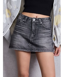 GYDA | Vintageデニムスカートライクショートパンツ(デニムスカート)