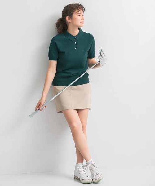 URBAN RESEARCH Sonny Label（アーバンリサーチサニーレーベル）の「OOPS　台形スカート（スカート・レディース・ベージュ/ブラック/グリーン・36/38）」の21枚目の写真