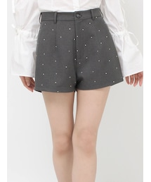 jouetie | ラインストーンショートパンツ(その他パンツ)