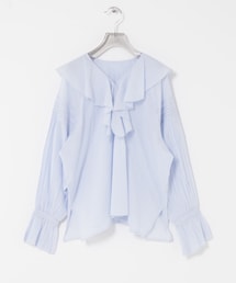 URBAN RESEARCH | コットンボイルラッフルブラウス(シャツ/ブラウス)