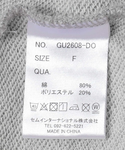 URBAN RESEARCH DOORS（アーバンリサーチドアーズ）の「『別注』Gulf Coast Sportswear×DOORS　グラフィックスウェット（スウェット・レディース・RED/NAVY・One）」の9枚目の写真