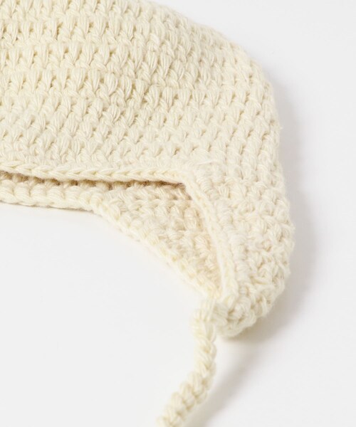 SENSE OF PLACE by URBAN RESEARCH（センスオブプレイスバイアーバンリサーチ）の「イヤーフラップニットキャップ（ニットキャップ/ビーニー・メンズ・IVORY/BLACK/GRAY・one）」の9枚目の写真
