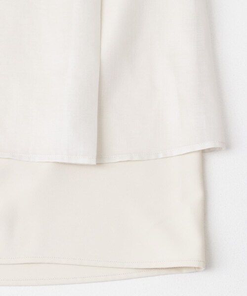 URBAN RESEARCH ROSSO（アーバンリサーチロッソ）の「シアーチンツレイヤードブラウス（シャツ/ブラウス・レディース・WHITE/MAUVE PINK/SLATE BLUE・FREE）」の19枚目の写真
