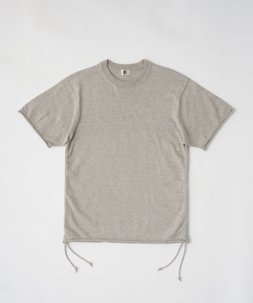URBAN RESEARCH DOORS(アーバンリサーチドアーズ)の「unfil silkcotton short-sleeve gatherdpullover(ニット/セーター・レディース・gray/lilac/d.brown・1)」の1枚目の写真