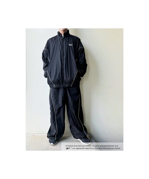 Reebok（リーボック）の「ピーク パフォーマンス ウィンド パンツ / PEAK PERFOMANCE WIND PANTS （アウトドア/スポーツ・メンズ・WHITE/BLACK・M/L/XL）」の5枚目の写真
