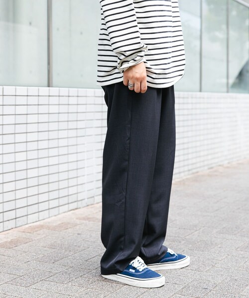 URBAN RESEARCH DOORS（アーバンリサーチドアーズ）の「FORK&SPOON　イーズライントラウザー（その他パンツ・メンズ・NAVY/GRAY・4/5）」の14枚目の写真