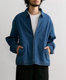 nissen | ジップアップデニムブルゾン(ジャケット/アウター)