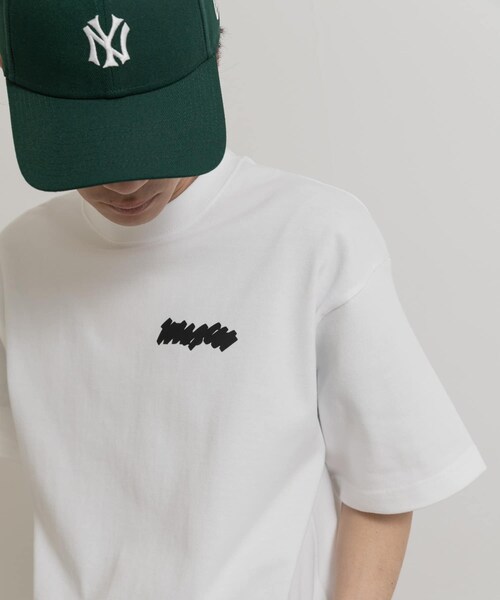 THE GOODLAND MARKET（ザグッドランドマーケット）の「That’s　RE The Organic Tee KARMA（Tシャツ/カットソー・メンズ・WH/BK・M/L/XL）」の4枚目の写真