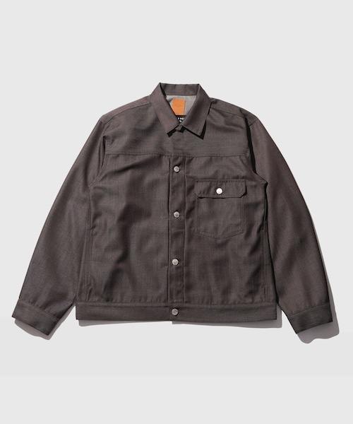 ADAM ET ROPE'(アダムエロペ)の「NIKKE デニムトラックジャケット / ADAM ET ROPE' JEANS(デニムジャケット・メンズ・ブラック系/ダークブラウン/ネイビー・L/M/S)」の17枚目の写真