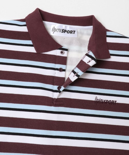 URBAN RESEARCH（アーバンリサーチ）の「OperaSPORT　ROLAND UNISEX POLO（ポロシャツ・レディース・stripes・S）」の4枚目の写真