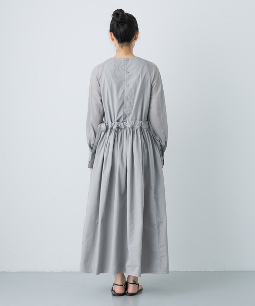 かぐれ（カグレ）の「COSMIC WONDER　Suvin cotton farmer dress（ワンピース・レディース・Ashvioletj/Black・1）」の17枚目の写真