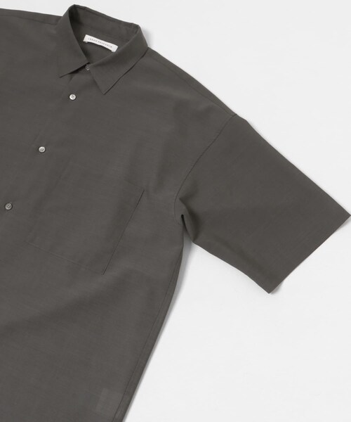 URBAN RESEARCH（アーバンリサーチ）の「ウォッシャブルウールサイロフィルショートスリーブシャツ（シャツ/ブラウス・メンズ・NAVY/BLACK/CHARCOAL・M/L/XL）」の17枚目の写真