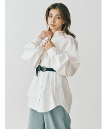 EVRIS | ギャザースリーブオーバーシャツ(シャツ/ブラウス)