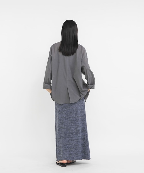 KBF（ケイビーエフ）の「メランジRIBニットスカート（スカート・レディース・BLUE/RED BROWN・One）」の22枚目の写真