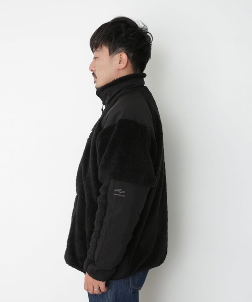 URBAN RESEARCH Sonny Label（アーバンリサーチサニーレーベル）の「ARMY TWILL　Fleece blouson（ブルゾン・メンズ・KHAKI/BLACK・M/L）」の6枚目の写真