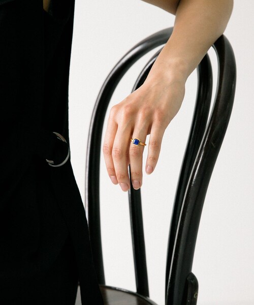 URBAN RESEARCH（アーバンリサーチ）の「decor『デコール』　石のリング ラピスラズリ（リング・レディース・Gold/Silver・11/13）」の12枚目の写真