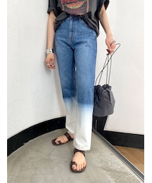 Ungrid | ブリーチデザインデニム(デニムパンツ)