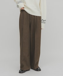 KBF | ウールライクブラッジュドパンツ(その他パンツ)